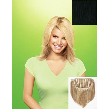 HairDo - 14inch Layered Flip Vibralite Synthetic Extensions (Color: R2 Ebony)